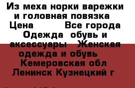 Из меха норки варежки и головная повязка › Цена ­ 550 - Все города Одежда, обувь и аксессуары » Женская одежда и обувь   . Кемеровская обл.,Ленинск-Кузнецкий г.